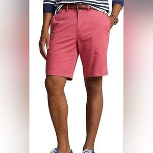 Men's Polo Pink Casual Shorts